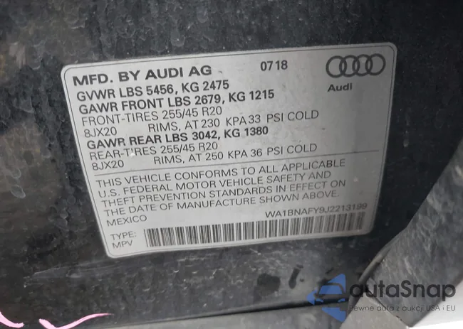 WA1BNAFY9J2213199: 44445962