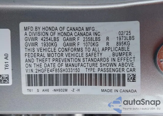 2HGFE4F85SH333150: 44446051