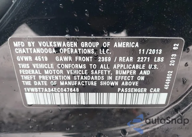 1VWBT7A34EC047648: 44446266