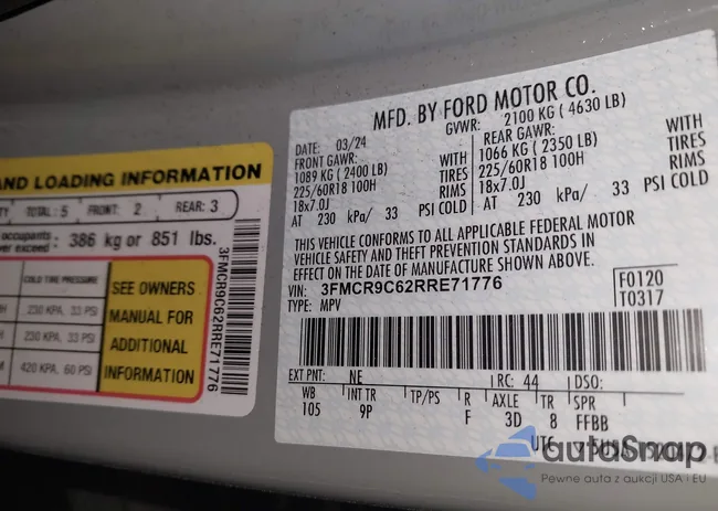 3FMCR9C62RRE71776: 44445397