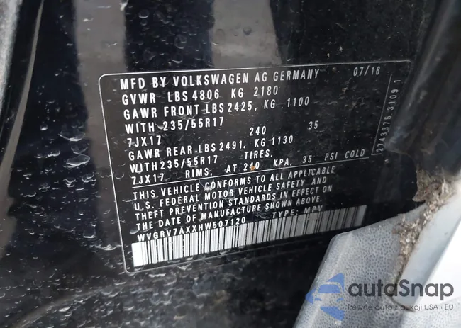 WVGRV7AXXHW507120: 44445544