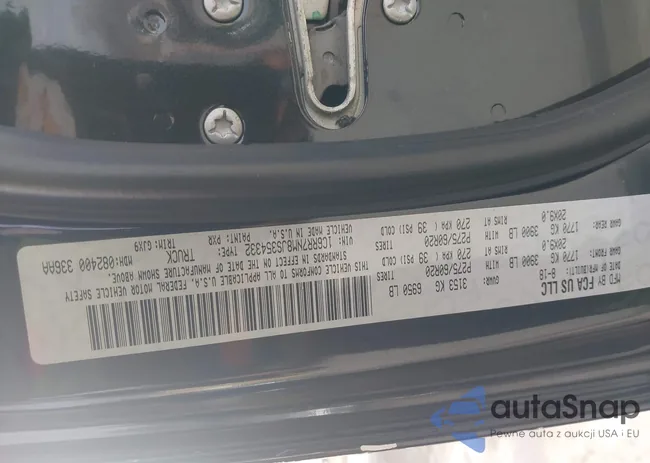 1C6RR7NM8JS354332: 44446810