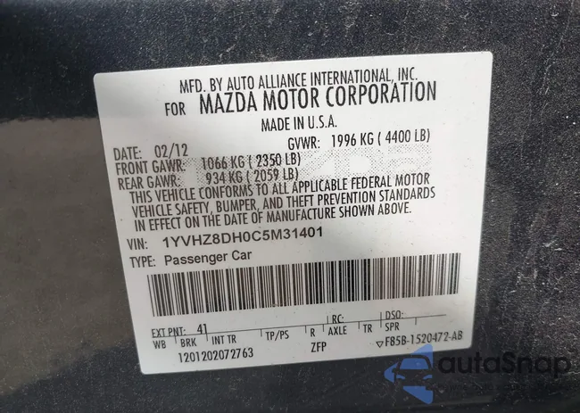 1YVHZ8DH0C5M31401: 44446858