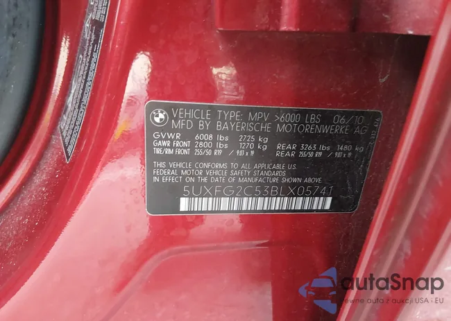 5UXFG2C53BLX05741: 44446908