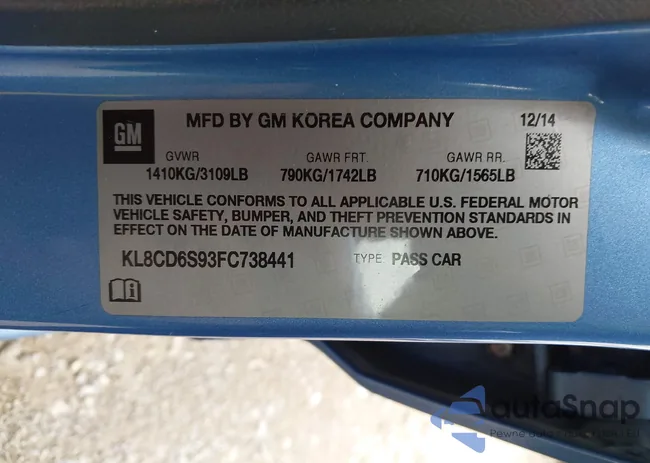 KL8CD6S93FC738441: 44447137