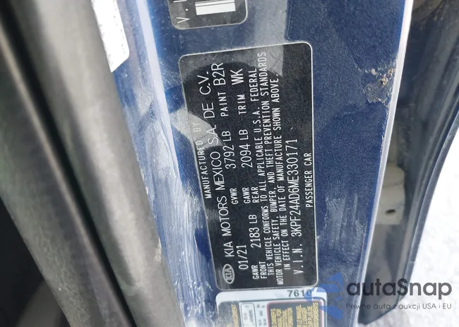 3KPF24AD6ME330171: 44446522