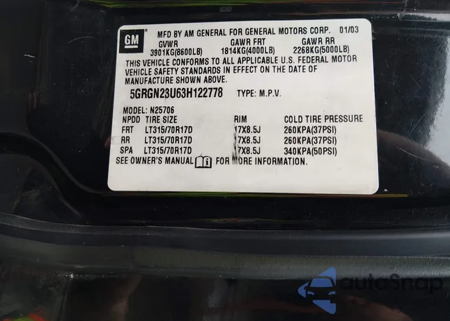 5GRGN23U63H122778: 44446573