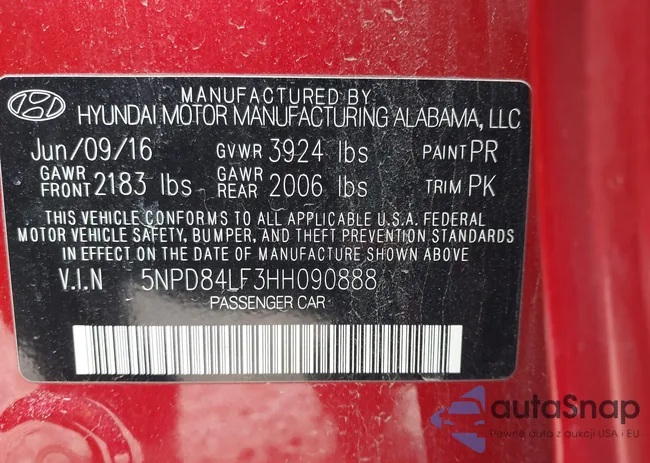 5NPD84LF3HH090888: 44446575