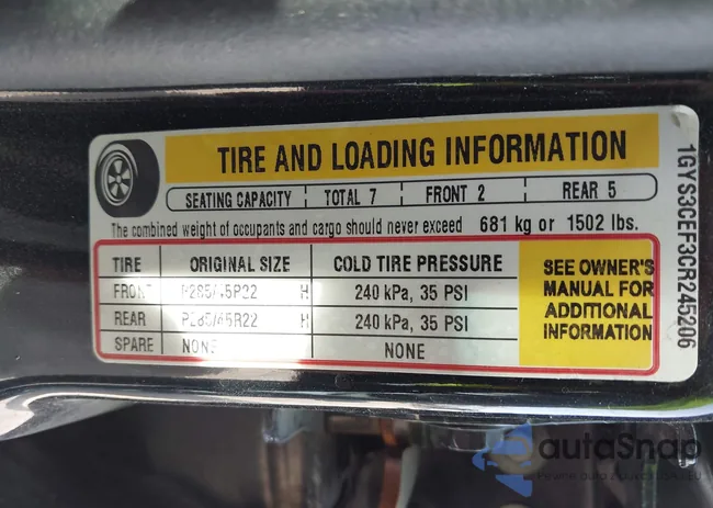 1GYS3CEF3CR245206: 44446648