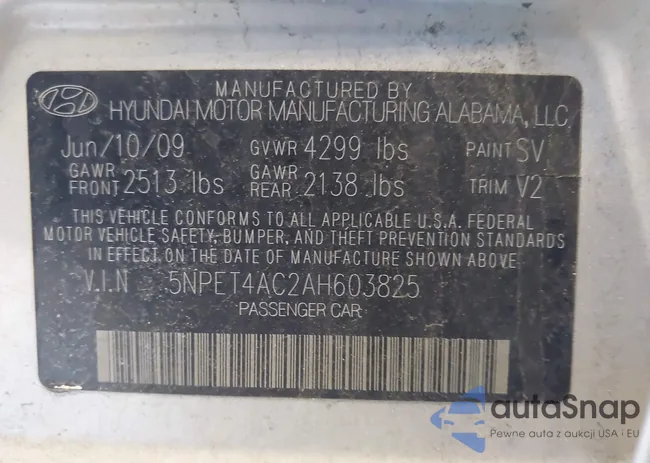 5NPET4AC2AH603825: 44446674