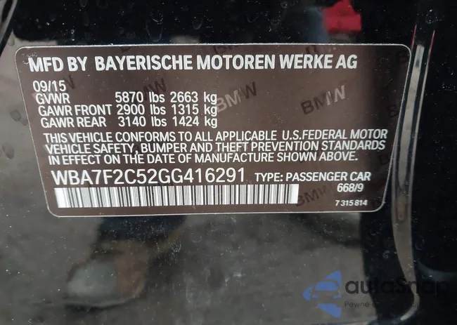 WBA7F2C52GG416291: 44447754