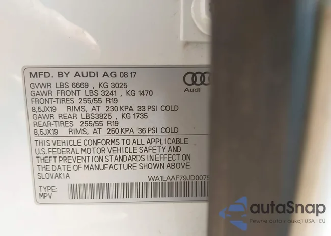 WA1LAAF79JD007585: 44448044