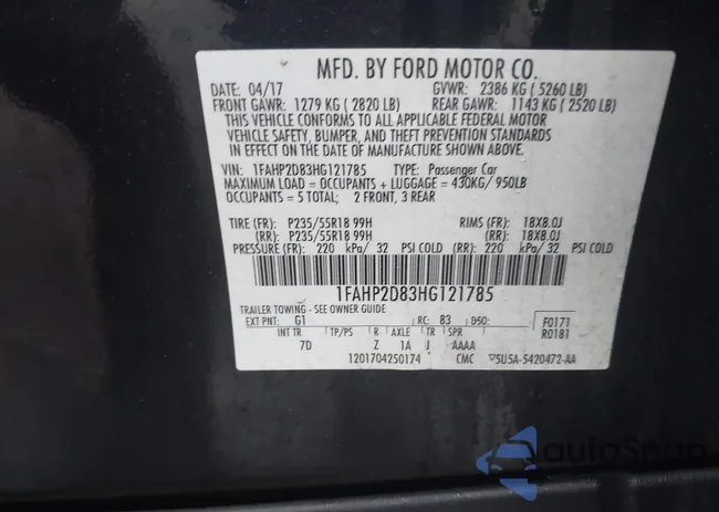 1FAHP2D83HG121785: 44447368