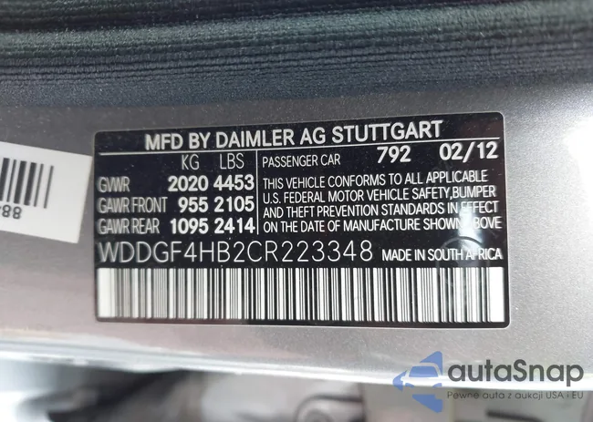 WDDGF4HB2CR223348: 44447501