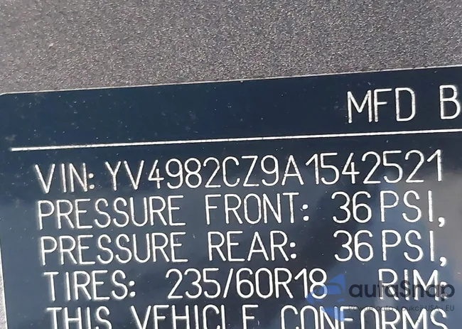 YV4982CZ9A1542521: 44448750