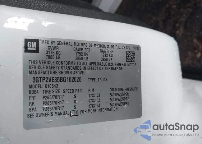 3GTP2VE35BG162620: 44448757