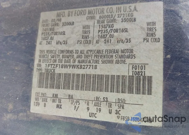 1FTZF18W9WKB27718: 44448865