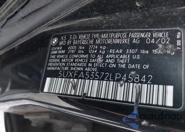 5UXFA53572LP45842: 44448963