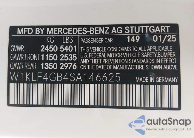 W1KLF4GB4SA146625: 44448356