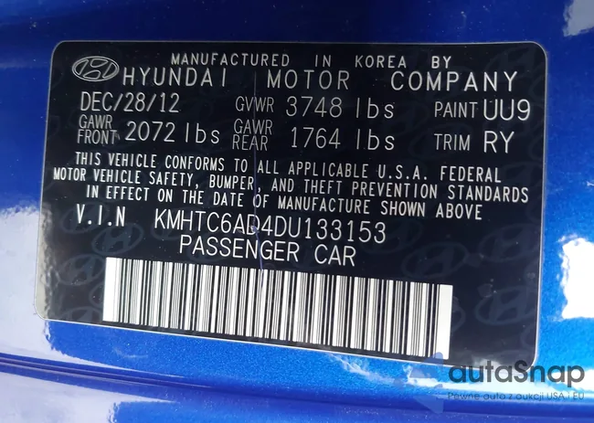 KMHTC6AD4DU133153: 44448431