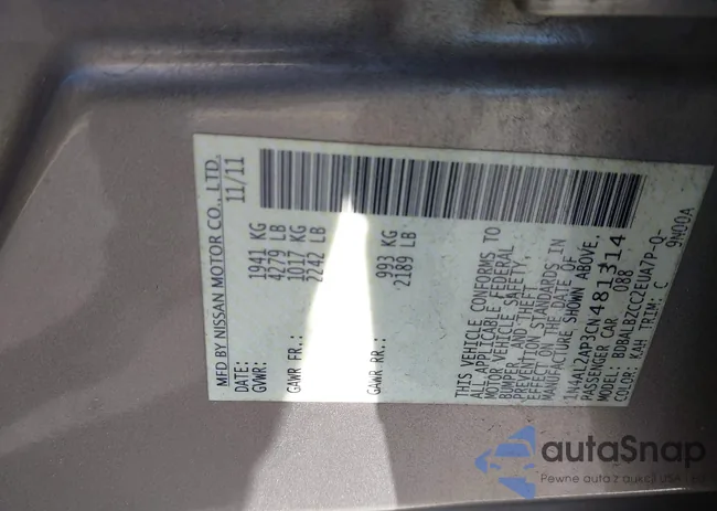 1N4AL2AP3CN481314: 44449759