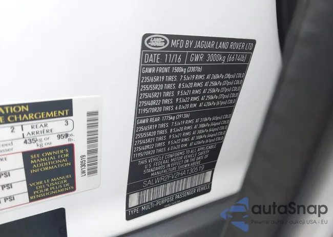 SALWR2FV2HA130519: 44449917