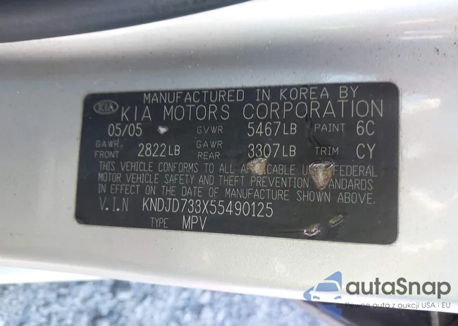 KNDJD733X55490125: 44450023