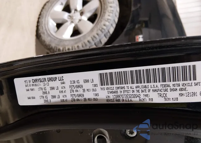 1C6RR7GT2ES232642: 44450069