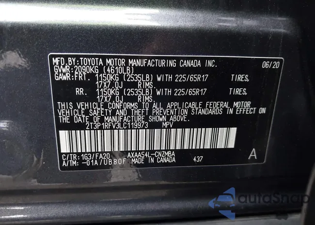 2T3P1RFV3LC119973: 44450241