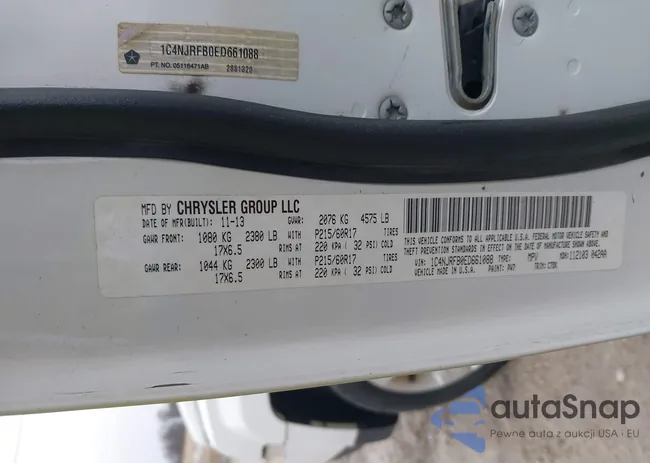 1C4NJRFB0ED661088: 44449388