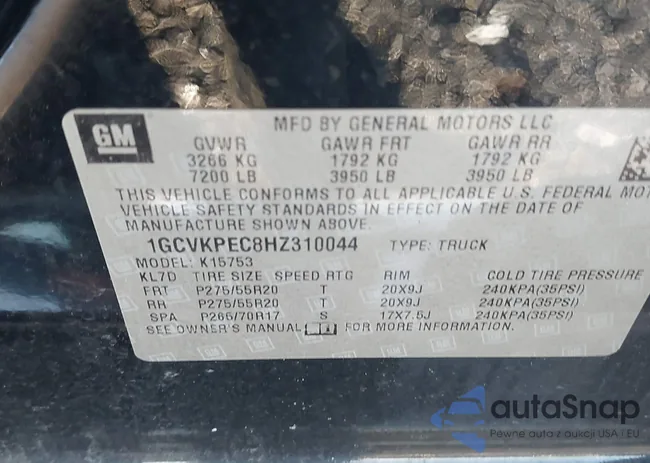 1GCVKPEC8HZ310044: 44449628