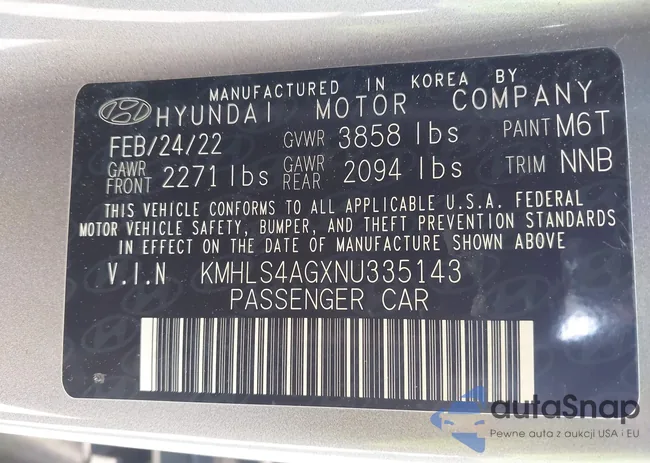 KMHLS4AGXNU335143: 44450862