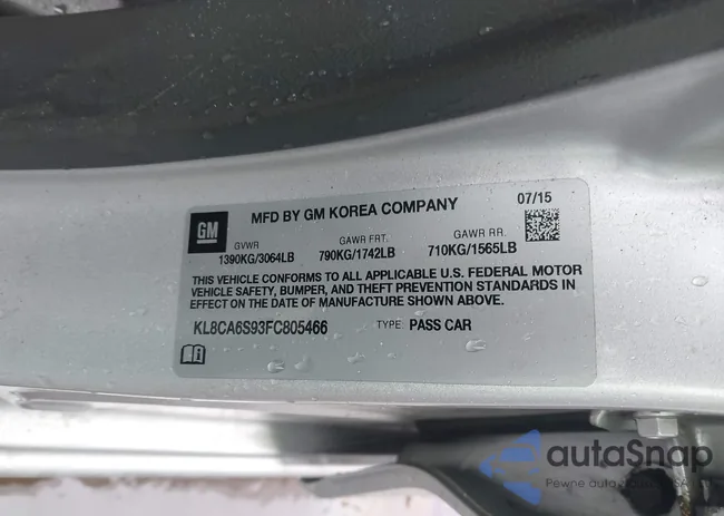 KL8CA6S93FC805466: 44451003