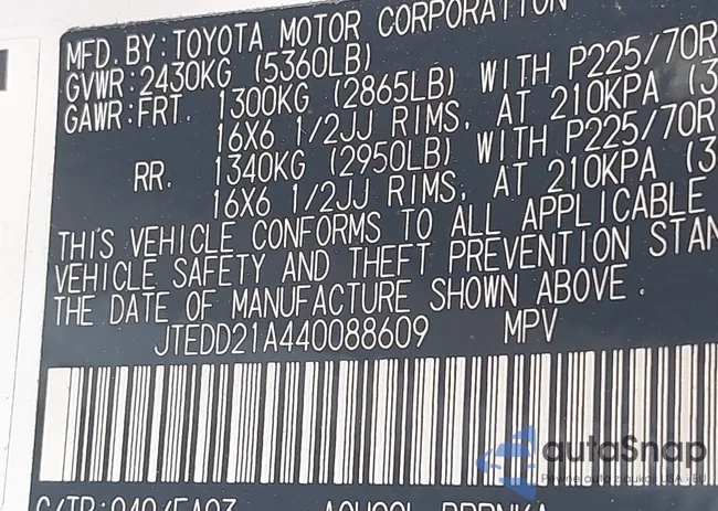 JTEDD21A440088609: 44451024