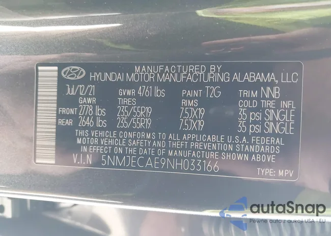 5NMJECAE9NH033166: 44451092