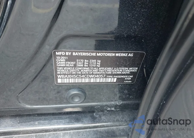 WBAXH5C54CDW04057: 44451128