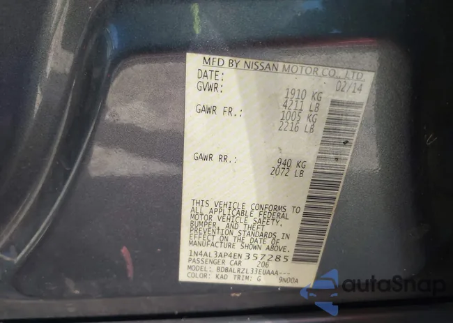 1N4AL3AP4EN357285: 44451246