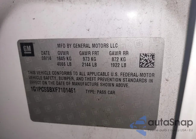 1G1PC5SBXF7101461: 44450480