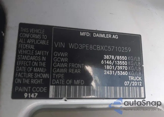 WD3PE8CBXC5710259: 44450620