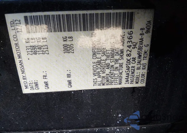 1N4AA5AP1DC824366: 44451881