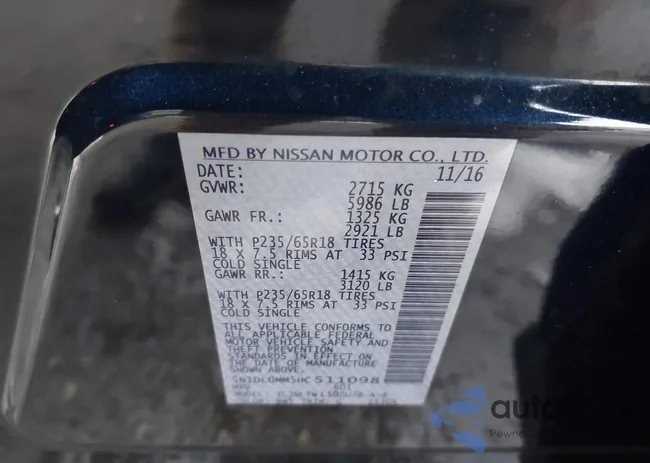 5N1DL0MM5HC511098: 44452223