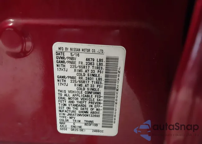 JN8AT2MV0GW132698: 44451653