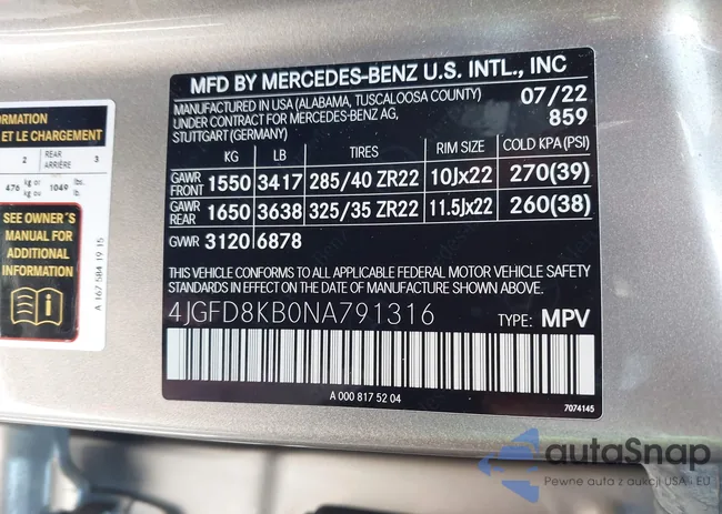 4JGFD8KB0NA791316: 44452881