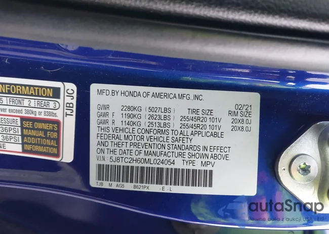 5J8TC2H60ML024054: 44452939