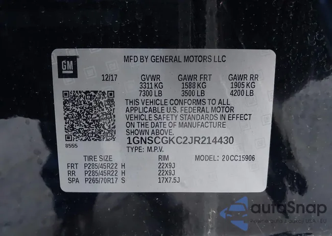 1GNSCGKC2JR214430: 44453019