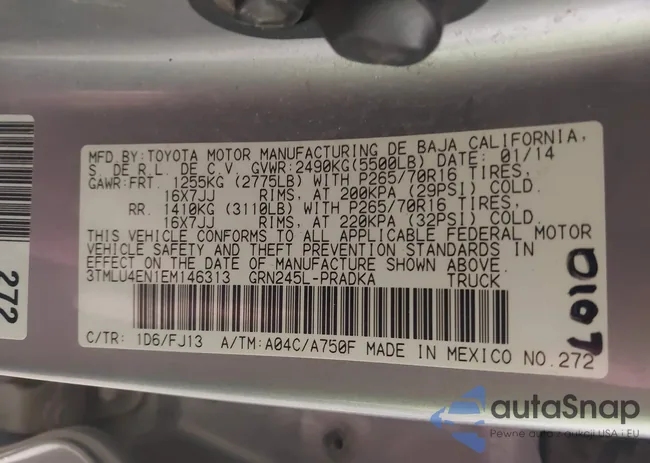 3TMLU4EN1EM146313: 44453021