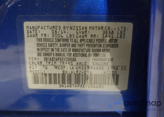 3N1AB7APXEY286684: 44453083