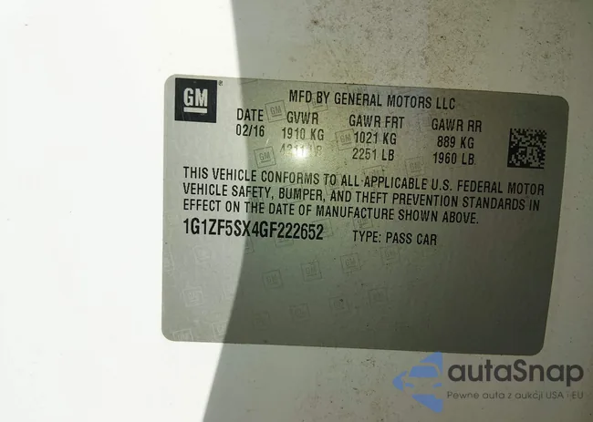 1G1ZF5SX4GF222652: 44453107