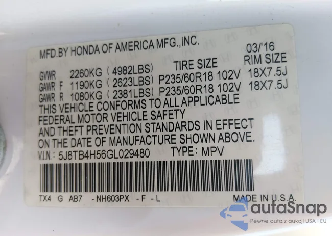 5J8TB4H56GL029480: 44453141