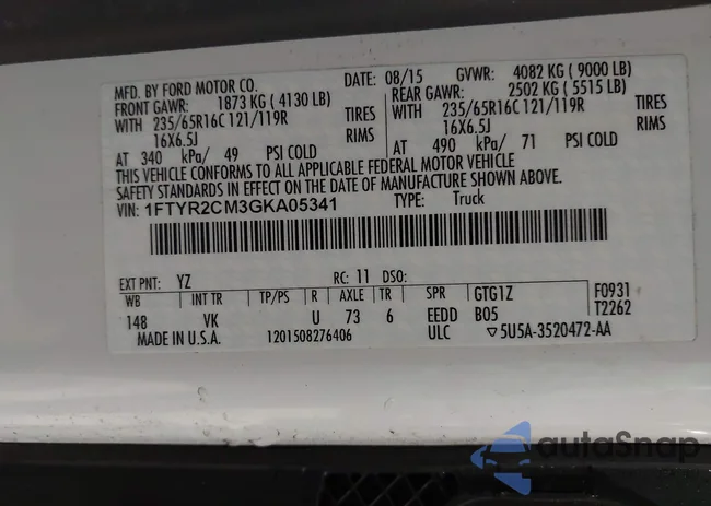 1FTYR2CM3GKA05341: 44453264